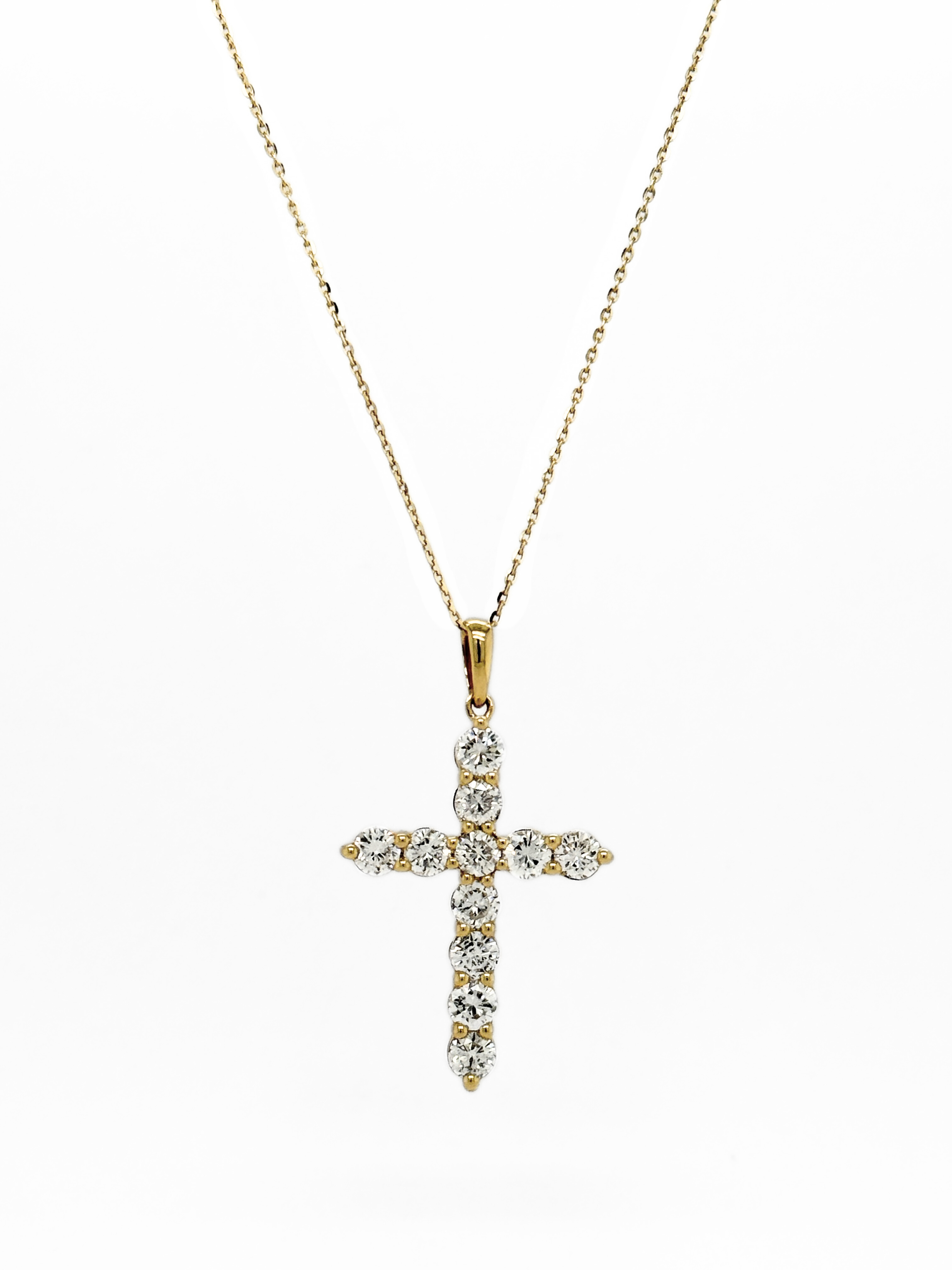 CROSS PENDANT W/CHAIN-414104